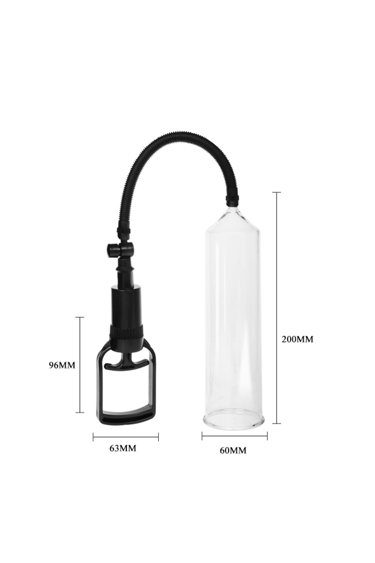 Alexander 20 cm Silikon Girişli Vakum Penis Pompası - Görsel 3