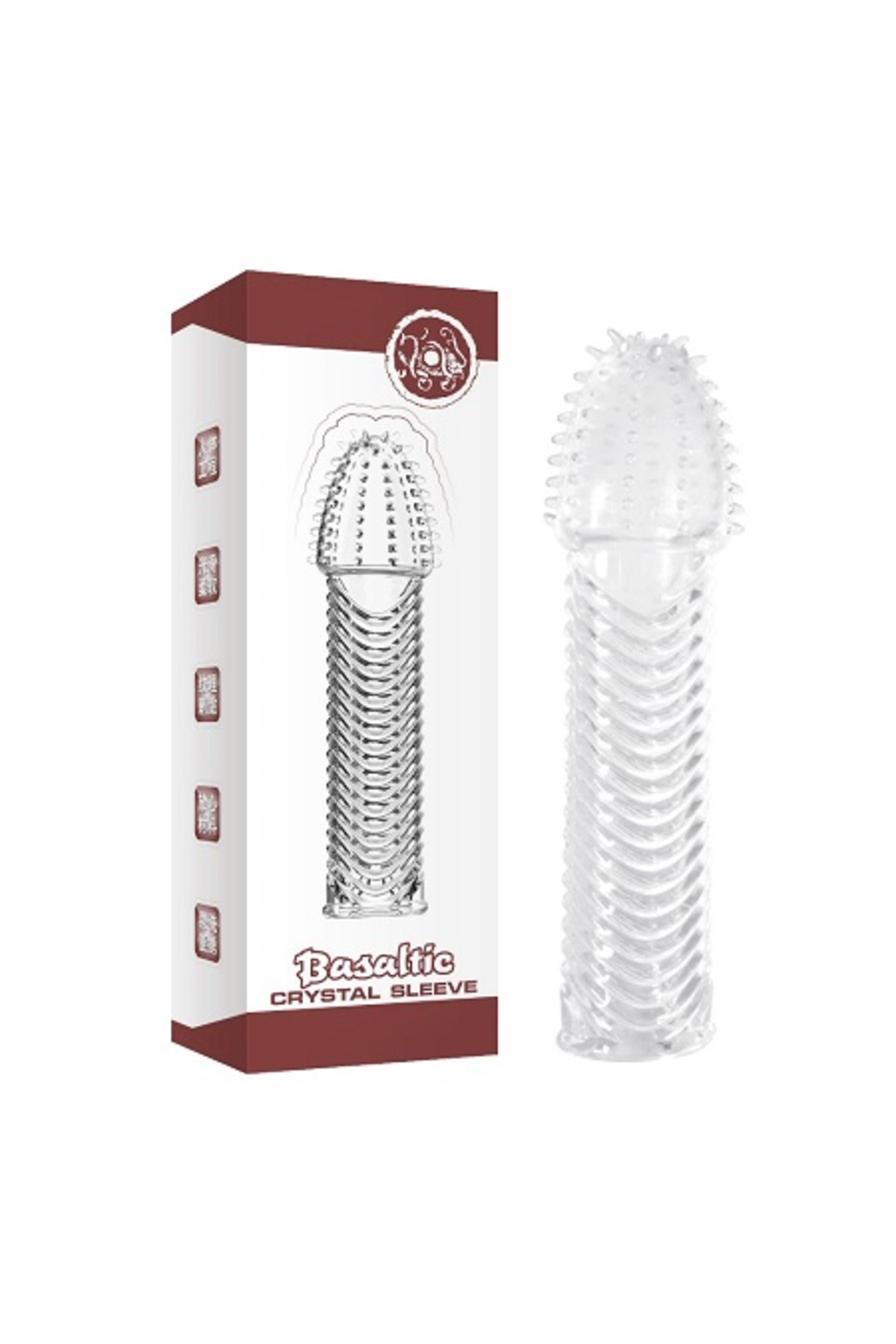 Tırtıklı Uzatıcı Dolgulu Penis Kılıfı