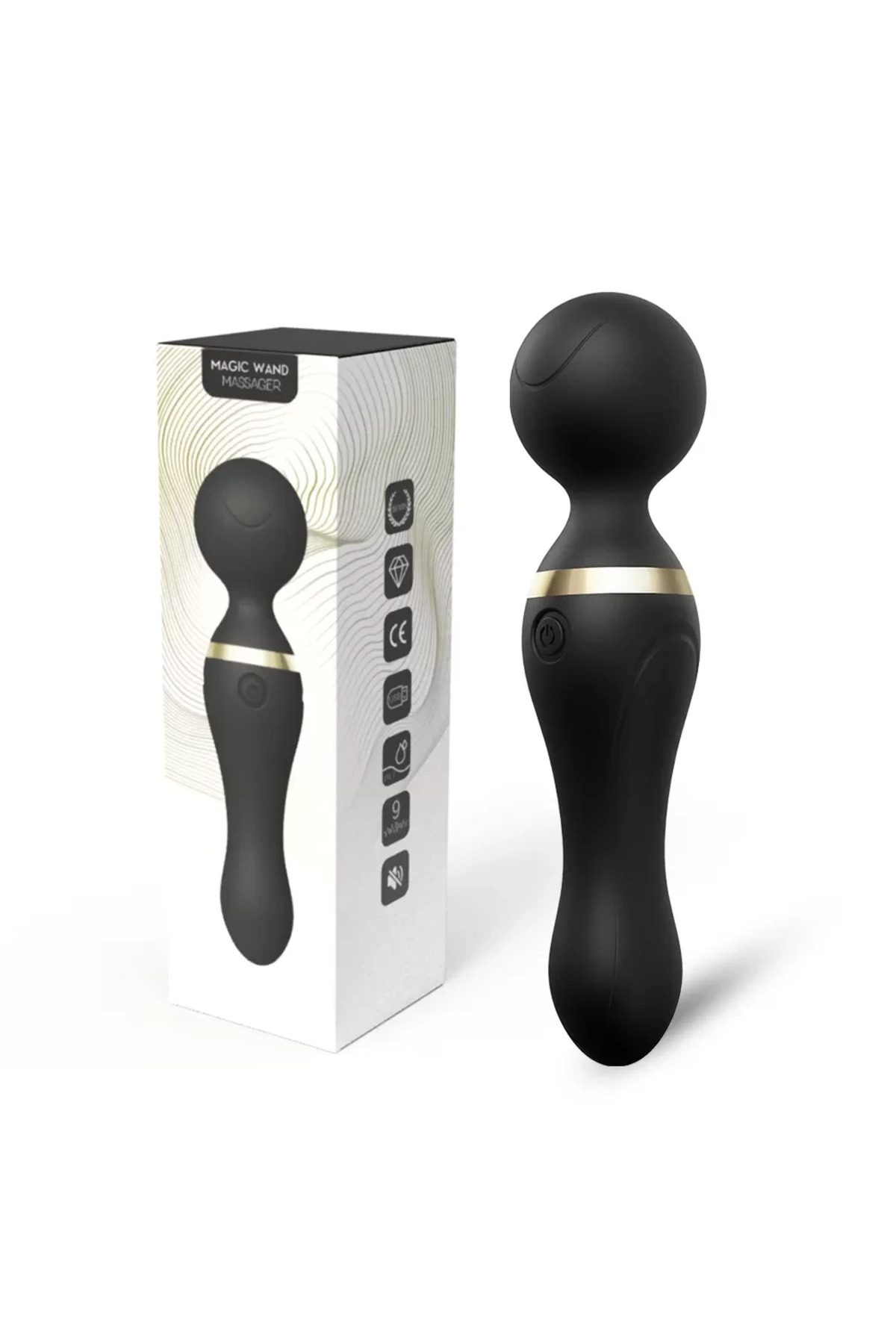 PRIME TOYS Freeza 360° Açılı Magic Wand Massager Çok Sessiz Masaj Aleti - Görsel 2
