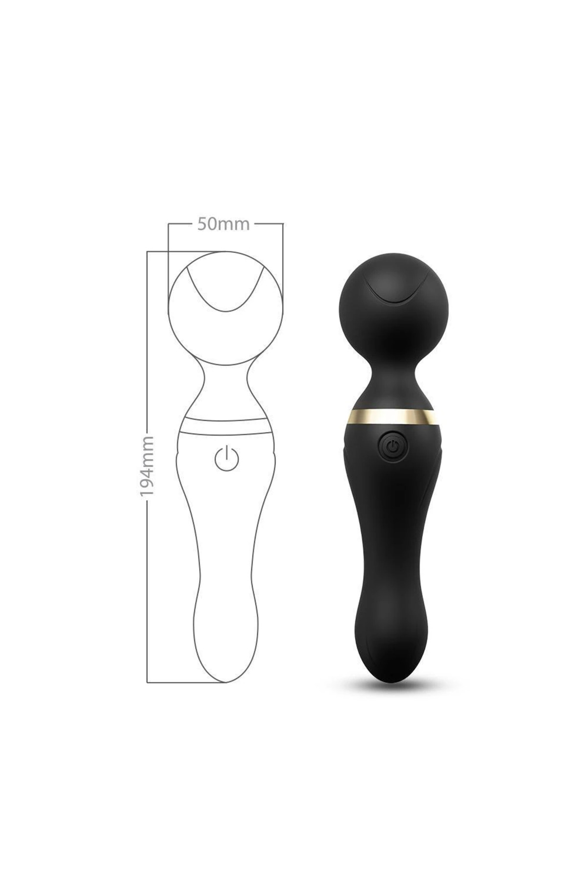 PRIME TOYS Freeza 360° Açılı Magic Wand Massager Çok Sessiz Masaj Aleti - Görsel 8