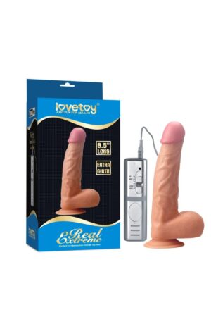 Lovetoy Real Extrem Yeni Nesil Titreşimli Realistik Vibratör 22cm