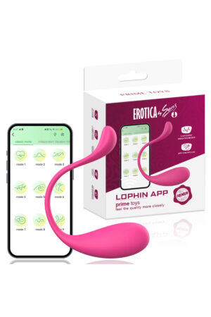 PRIME TOYS Lophin App Şarjlı Telefon Kontrollü Güçlü Titreşimli Çok Sessiz Giyilebilir Mini Vibratör