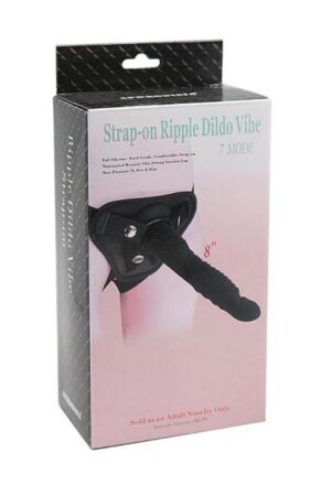 Strap-on Ripple Dildo Vibe