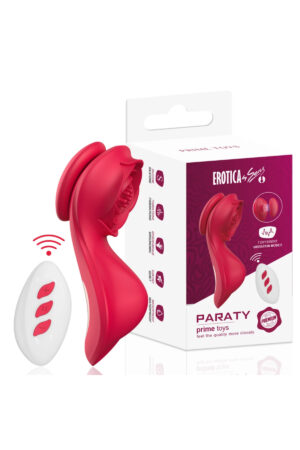 PRIME TOYS Paraty Şarjlı Kablosuz Kumandalı Mıknatıslı Klitoris Uyarıcı Giyilebilir Vibratör