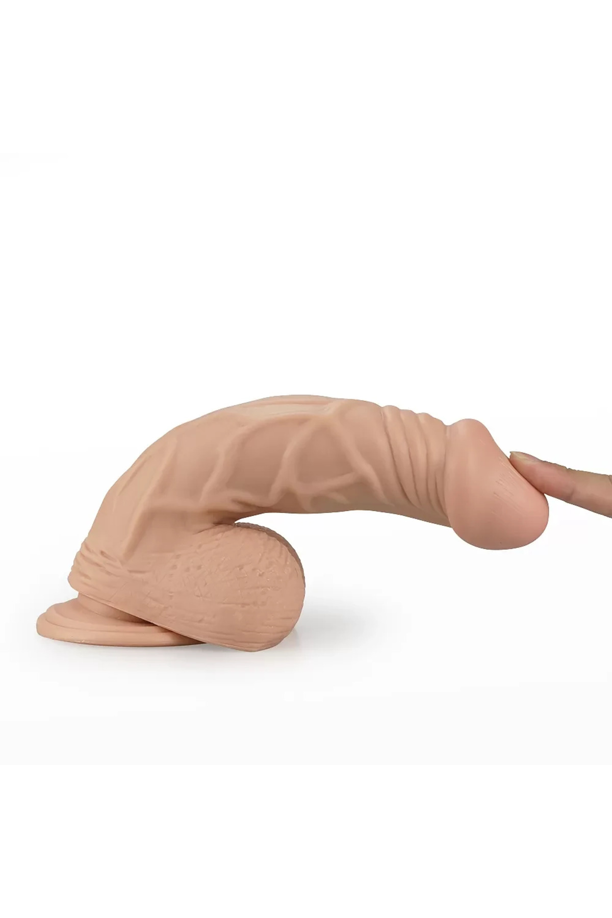 23 CM Titreşimli Realistik Penis - Real Extreme - Görsel 3