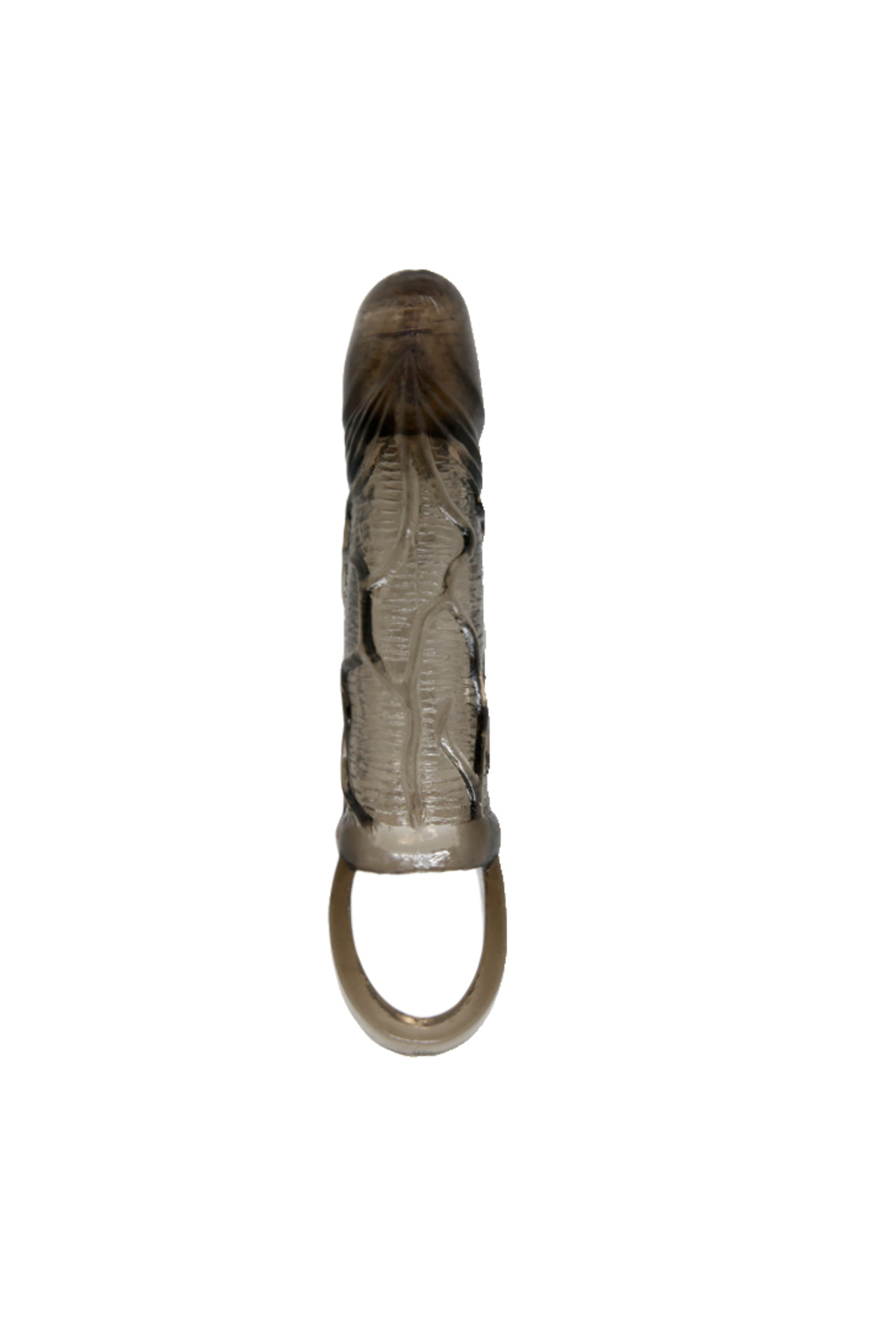 Titreşimli Penis Kılıfı 3cm Dolgulu Uzatmalı Prezervatif Vibratör - Görsel 2