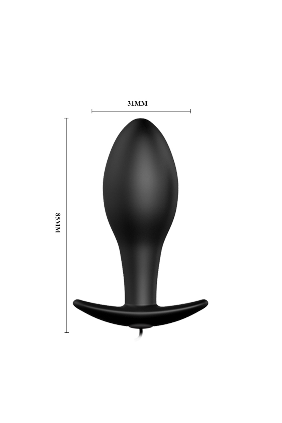12 Titreşimli Kumandalı Vibratör Penis Anal Plug Stimülatör - Görsel 5