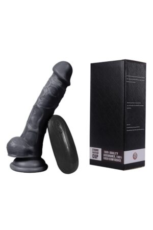 XS 17 CM Vantuzlu Titreşimli Realistik Vibratör Penis Dildo