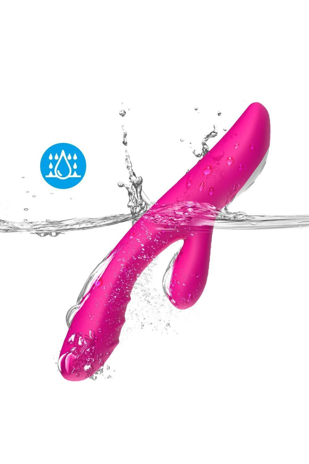 PRIME TOYS Spark Isıtmalı Klitoris ve G Spot Uyarıcı 2 in 1 Rabbit Vibratör - Pembe - Görsel 6
