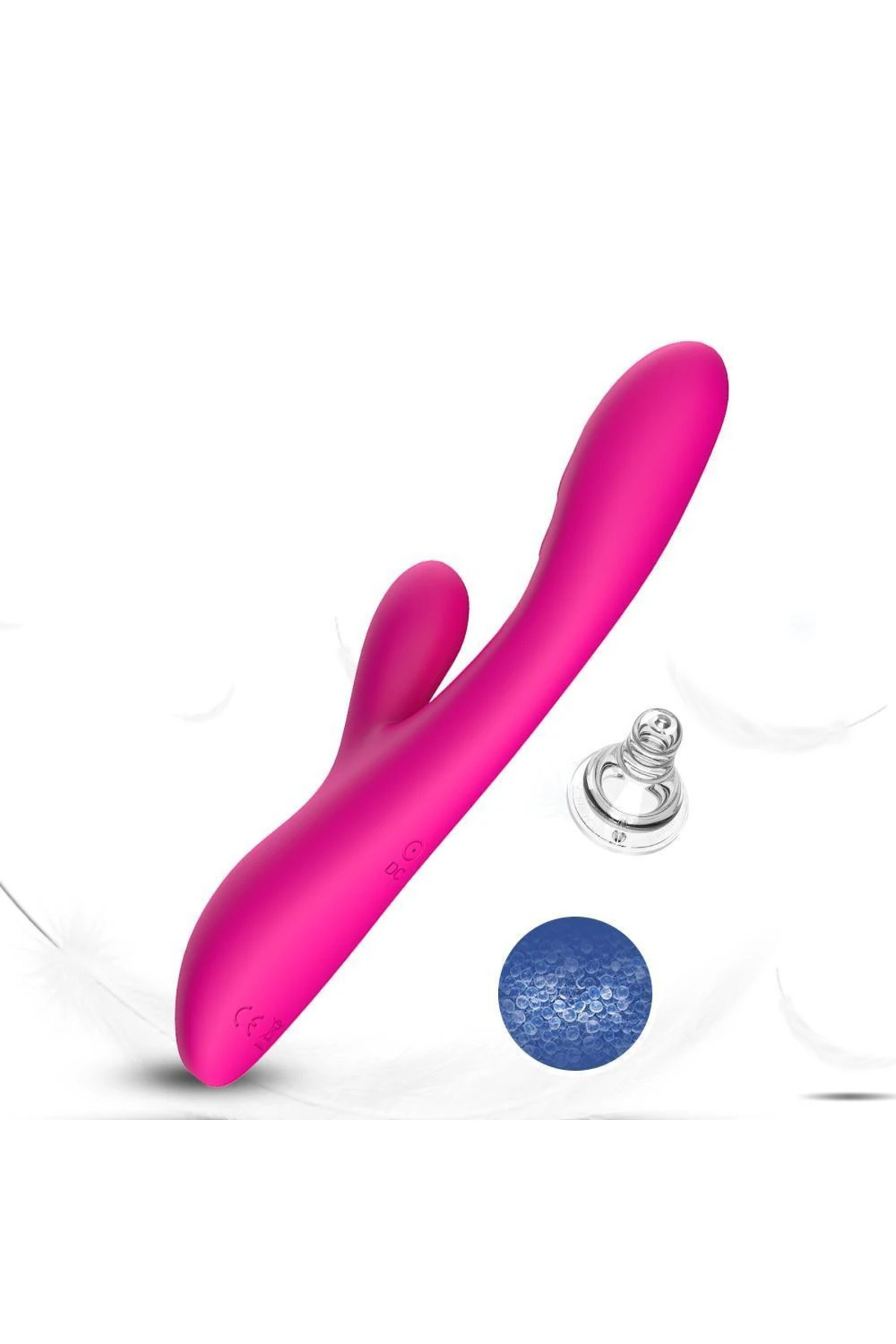 PRIME TOYS Spark Isıtmalı Klitoris ve G Spot Uyarıcı 2 in 1 Rabbit Vibratör - Pembe - Görsel 7