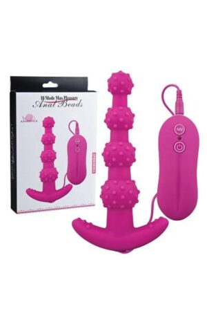 10 Mode Max Pleasure Anal Beads – su geçirmez tasarımıyla ıslak ortamlarda da güvenle kullanılabilir