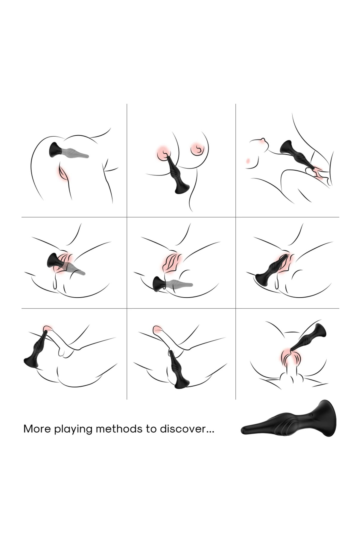 PRIME TOYS Sting Şarjlı Kablosuz Kumandalı Güçlü Titreşimli G Nokta Uyarıcı ve Anal Vibratör - Görsel 2