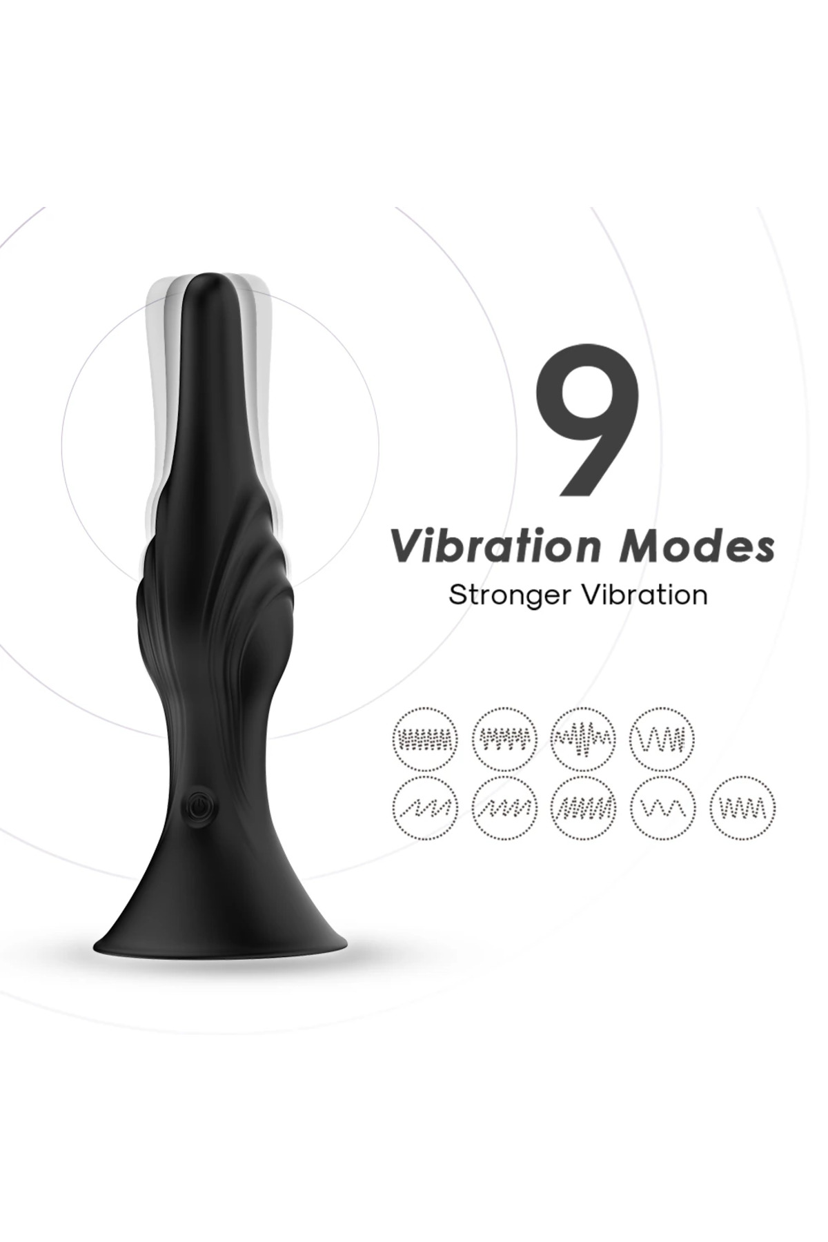 PRIME TOYS Sting Şarjlı Kablosuz Kumandalı Güçlü Titreşimli G Nokta Uyarıcı ve Anal Vibratör - Görsel 6
