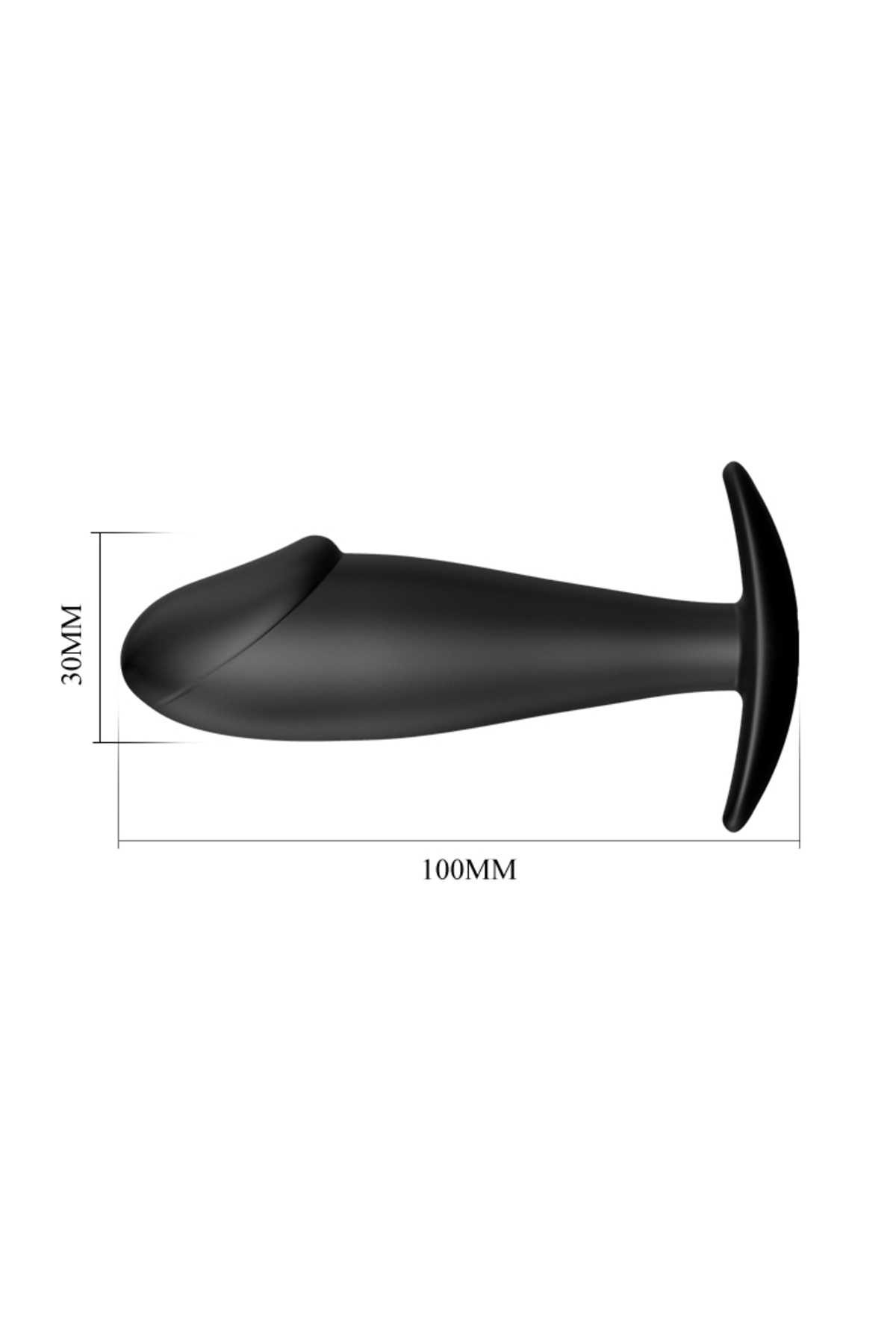 BUTT PLUG 10 CM Silikon Anal Plug Penis Mini Anal Dildo - Görsel 4