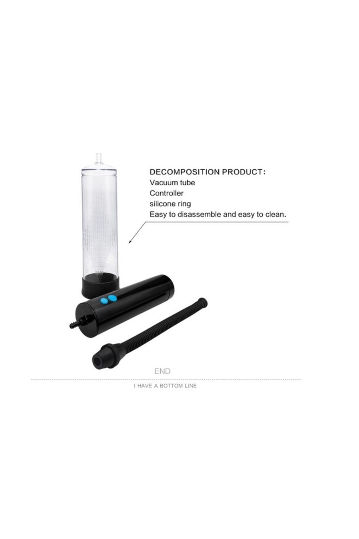 Passion Pump 22 cm USB Şarjlı Güçlü Emişli Penis Vakum Pompası - Görsel 2