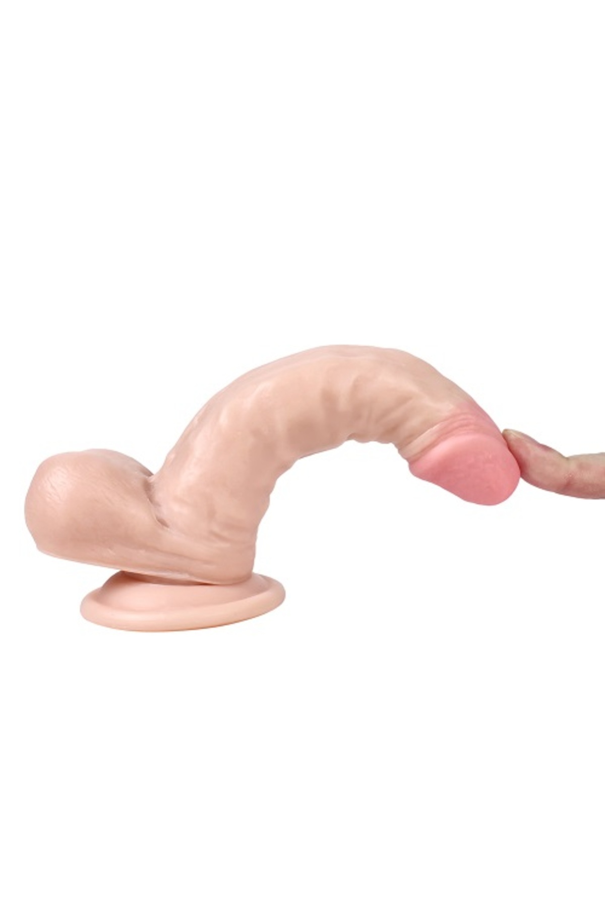 XS HunkEagle Orta Boy Penis Et Dokusu Süper Realistik Dildo 17cm - Görsel 3