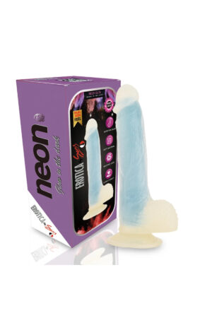 NEON ELITE Glow in the Dark - Karanlıkta Parlayan Dildo Ultra Realistik Yapay Penis Vibrator