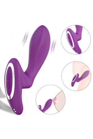 MR Z. Klitoris ve Vajina Uyarıcı G-Spot Tapping Su Geçirmez 3 in 1 Vibratör