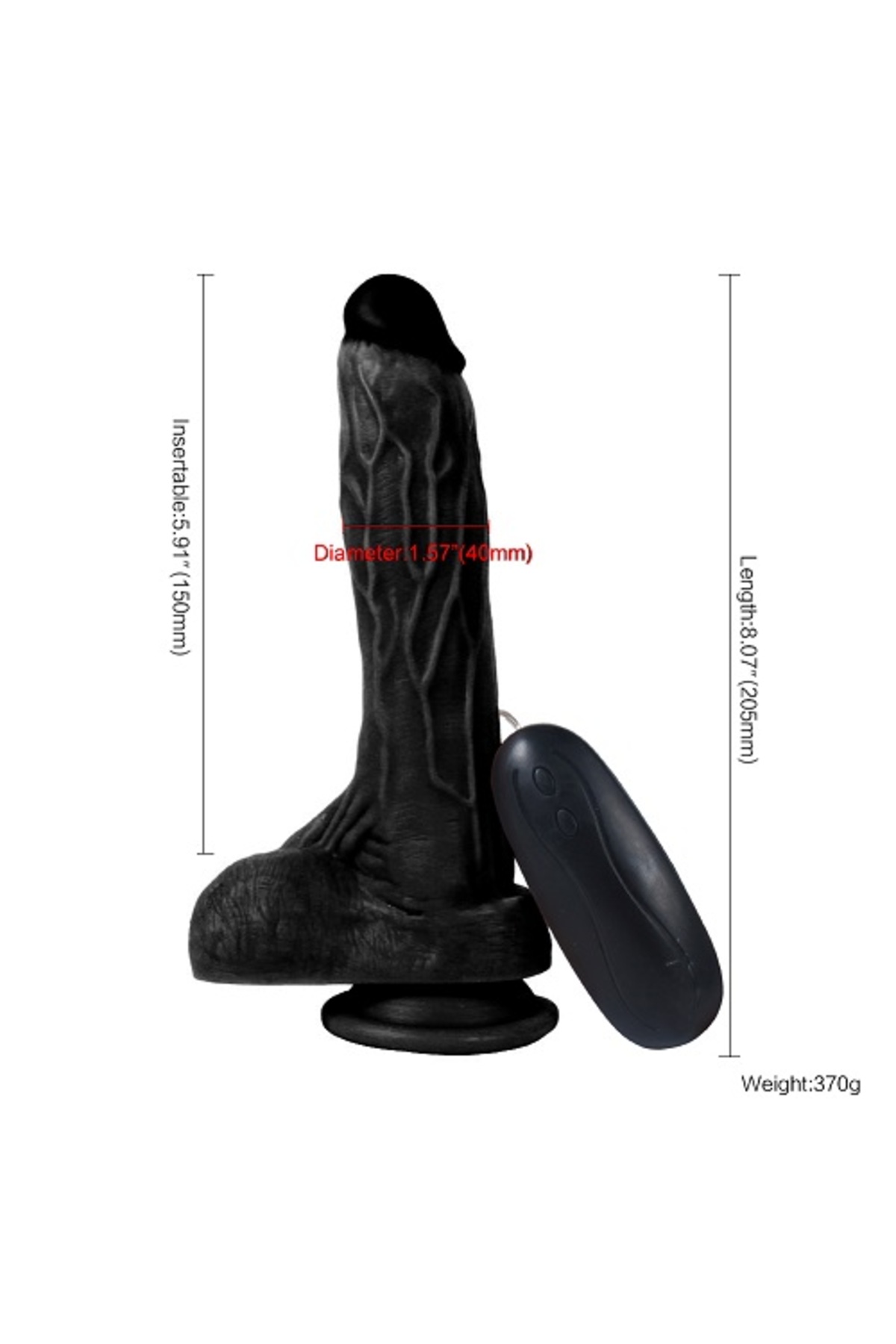 Holy Titreşimli Realistik Vibratör Penis Dildo 20cm - Görsel 2