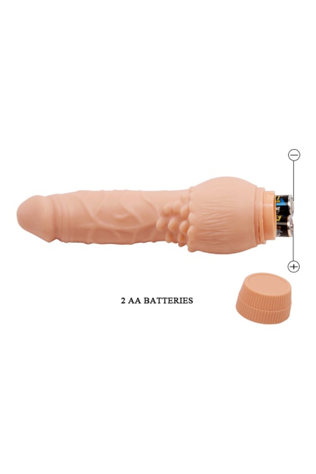 Fantasy 20 CM Titreşimli Realistik Vibratör Gerçekçi Kalın Penis - Görsel 5