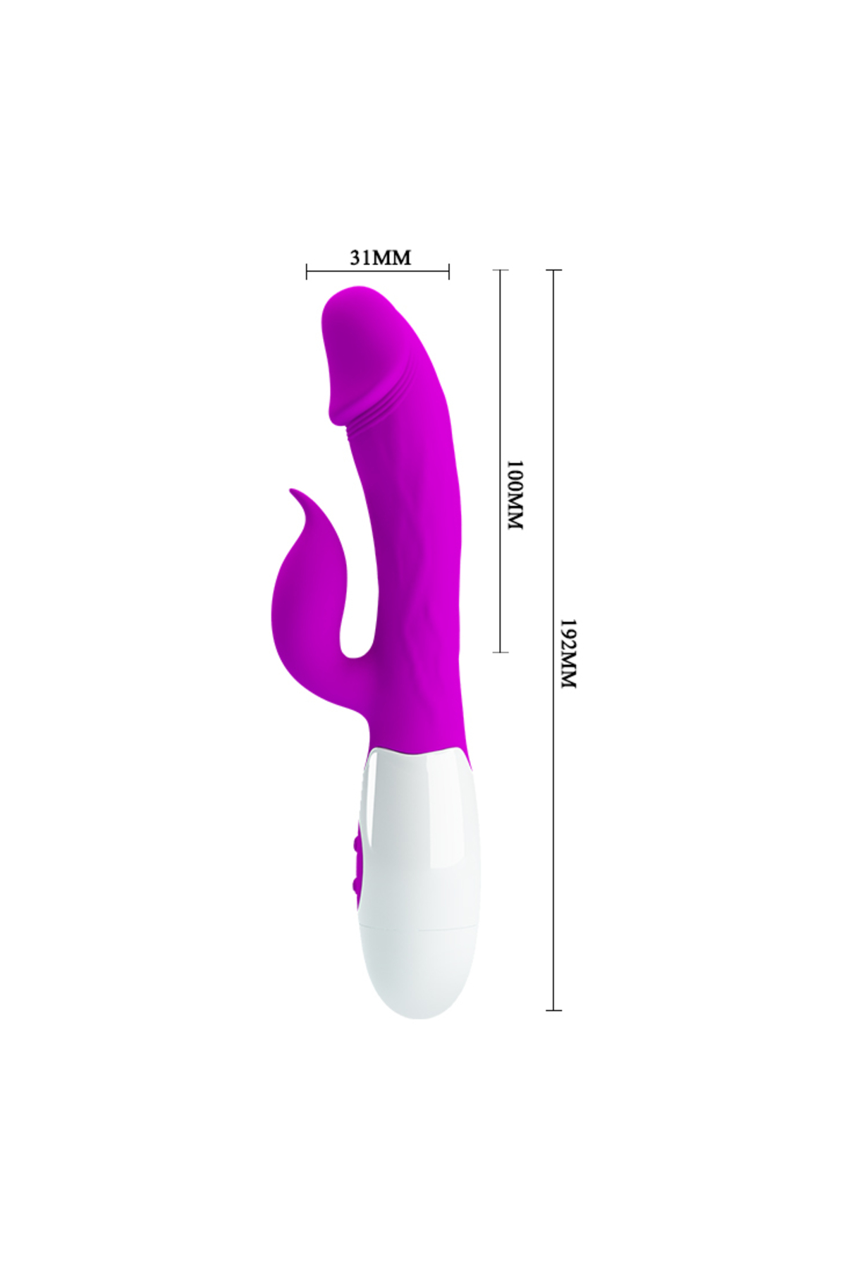 19 CM 30 Hız Titreşimli Teknolojik Vibratör Klitoral Masturbatör - Görsel 2