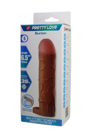 Bunion Gerçek Hissiyatlı Uzatıcı Penis Kılıfı Brown