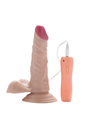 LIFELIKE VIBE Ultra Yumuşak Dokulu Titreşimli ve Rotasyonlu Realistik Vibratör Penis 18 CM