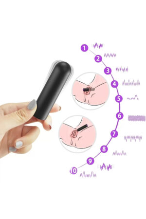 BULLET Manyetik Şarjlı Su Geçirmez Çok Güçlü Titreşimli Mini Vibratör