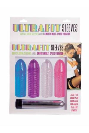 Ultrafit Sleeves Multi-Speed Vibator - 4lü Jel Vibratör Seti