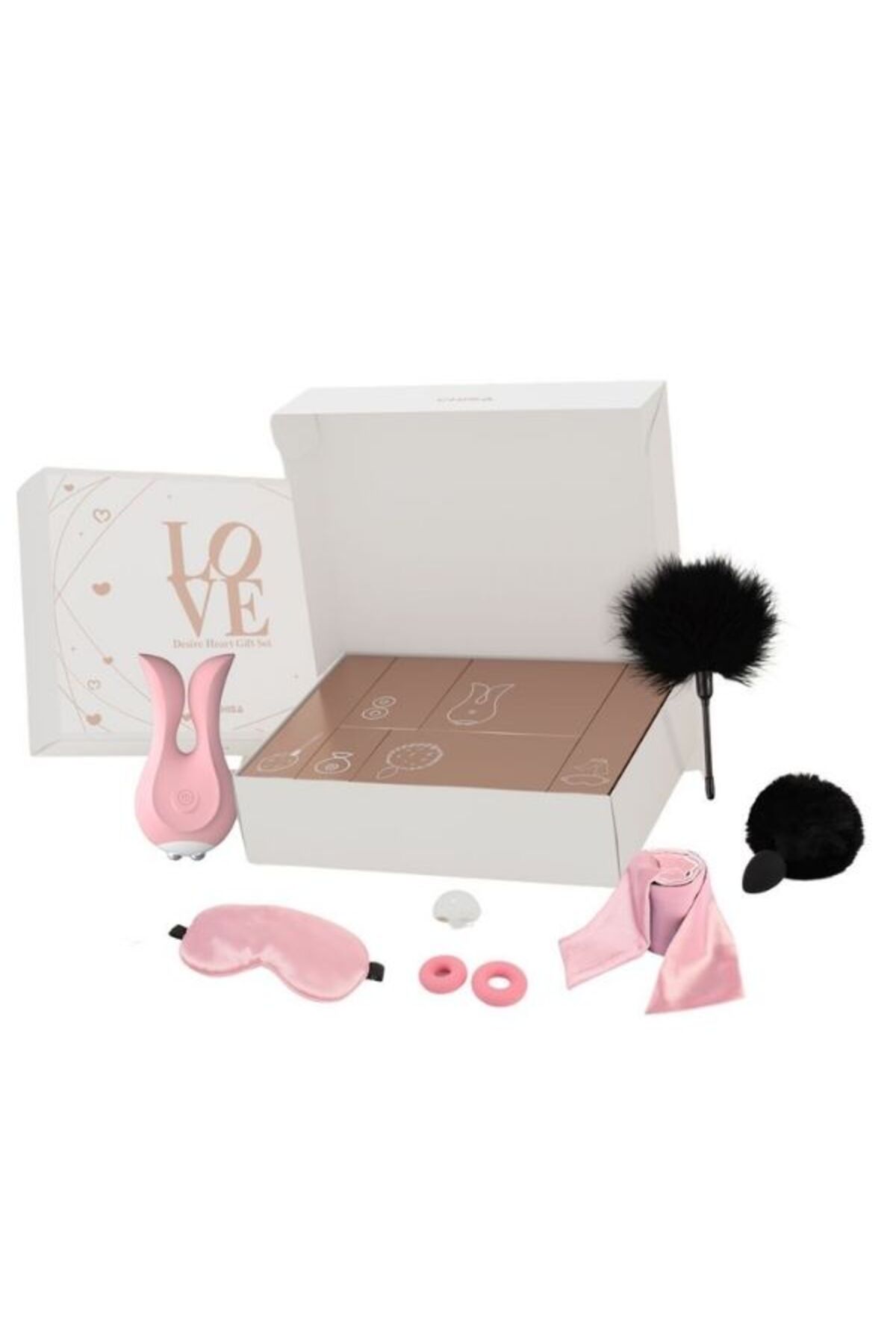 Chisa Heart Gift Set of Love amp Desire – ısıtmalı yapısı sayesinde sıcak ve gerçekçi temas hissi