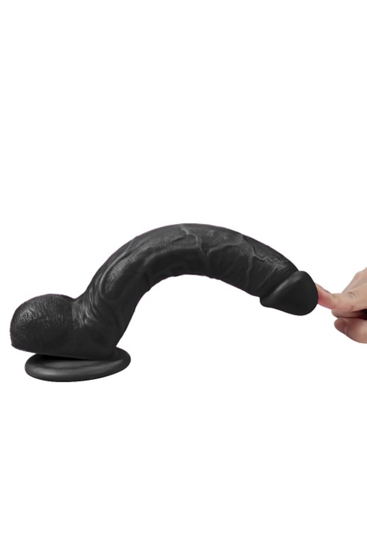 King Size 28 CM Vantuzlu Gerçekçi Realistik Penis Dildo - Görsel 3