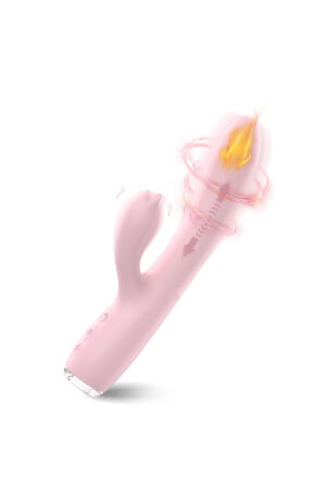 Romance of Spring Şarjlı Isıtmalı Titreşimli İleri Geri Hareketli 3 in 1 Rabbit Vibratör