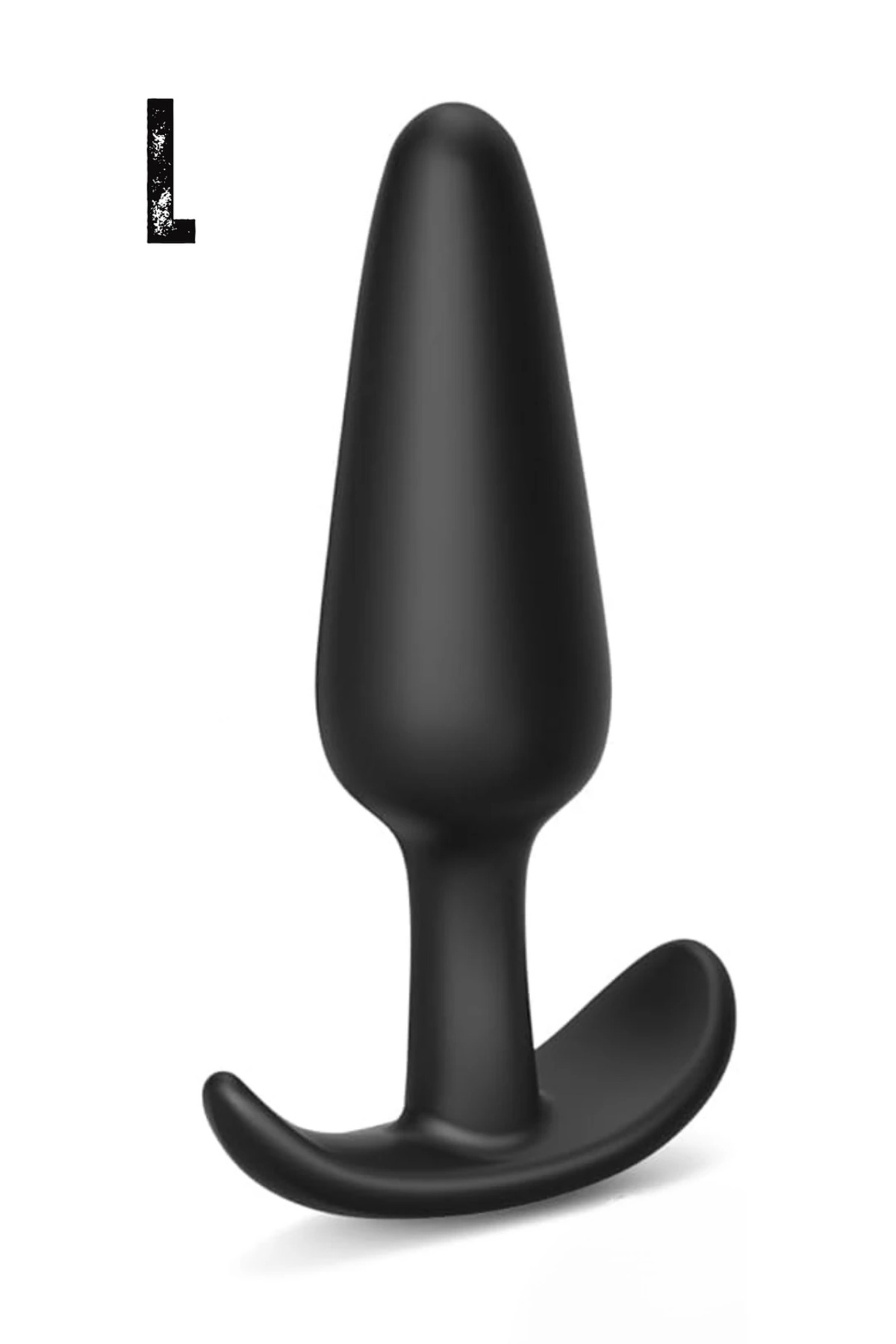 Yeni ve İleri Seviye Kullanıcılar İçin Geniş Tabanlı Siyah Silikon Anal Butt Plug - Büyük Boy - Görsel 5