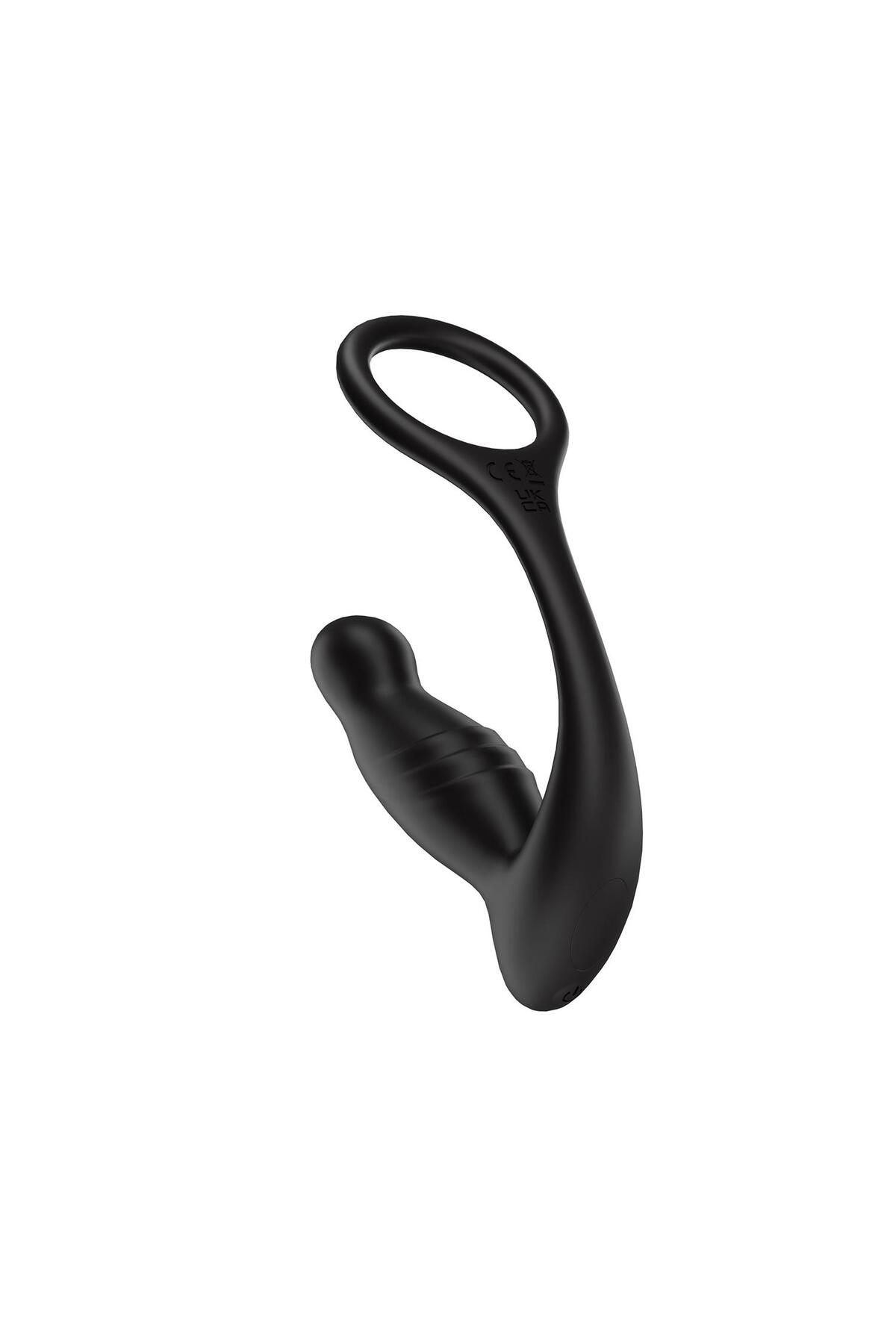 APP Kontrollü Titreşimli Anal Masaj Aleti Siyah – 10+10 Mod, USB Şarjlı, Sessiz & Su Geçirmez - Görsel 2