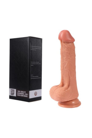 Tyler 20 CM Yeni Nesil Çift Katmanlı Vantuzlu Tam Realistik Penis