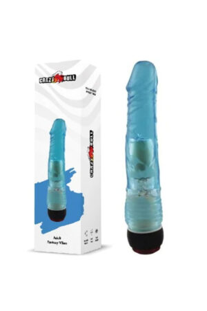 Waves 18 CM Titreşimli Mavi Jel Vibratör
