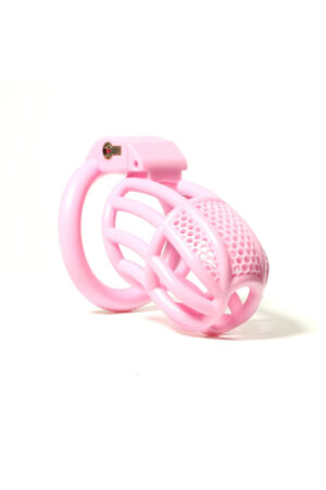 Plastik Pembe Penis Kilidi Erkek Bekaret Cihazı Chastity Cock Cage Küçük Boy Penis Esaret Kafesi