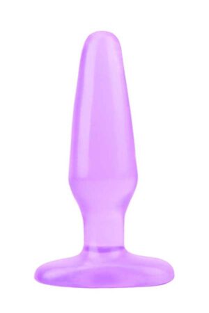 Hi-Rubber Şeffaf Jel Anal Tıkaç - Mor 14cm