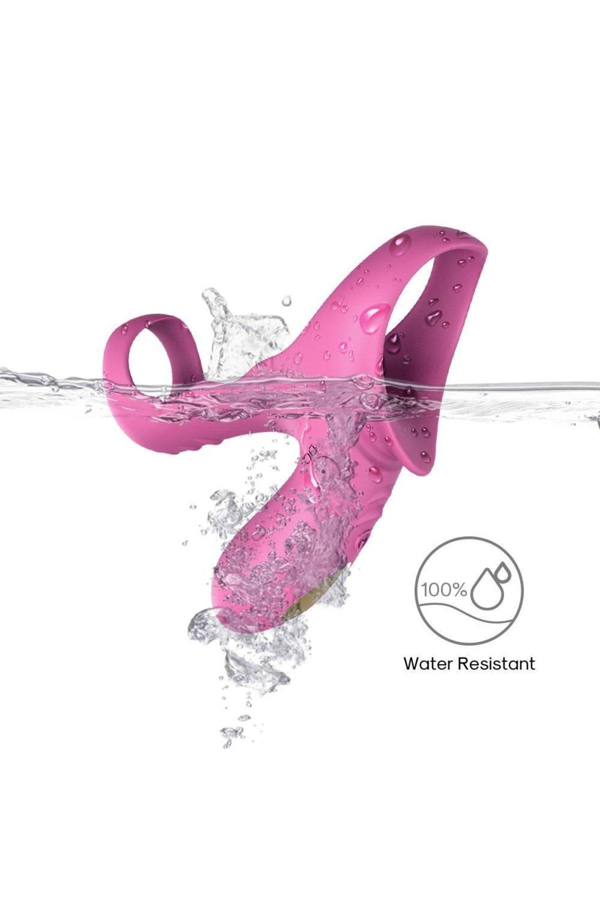 RANGER PRO Klitoris ve G Nokta Uyarıcı Testis ve Penis Halkası - Pembe - Görsel 6