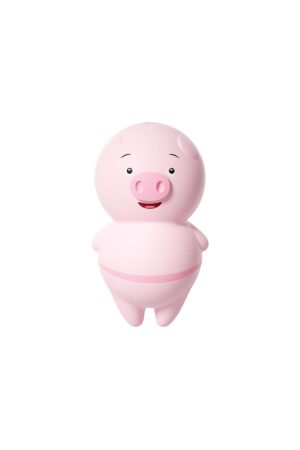 Sevimli Domuz Figür Dil Vibratör Pembe