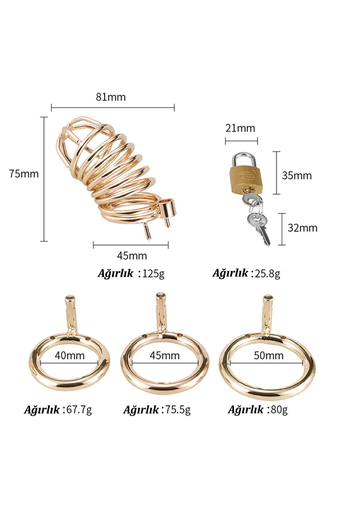 Gold Penis Kilidi 45mm - Görsel 2
