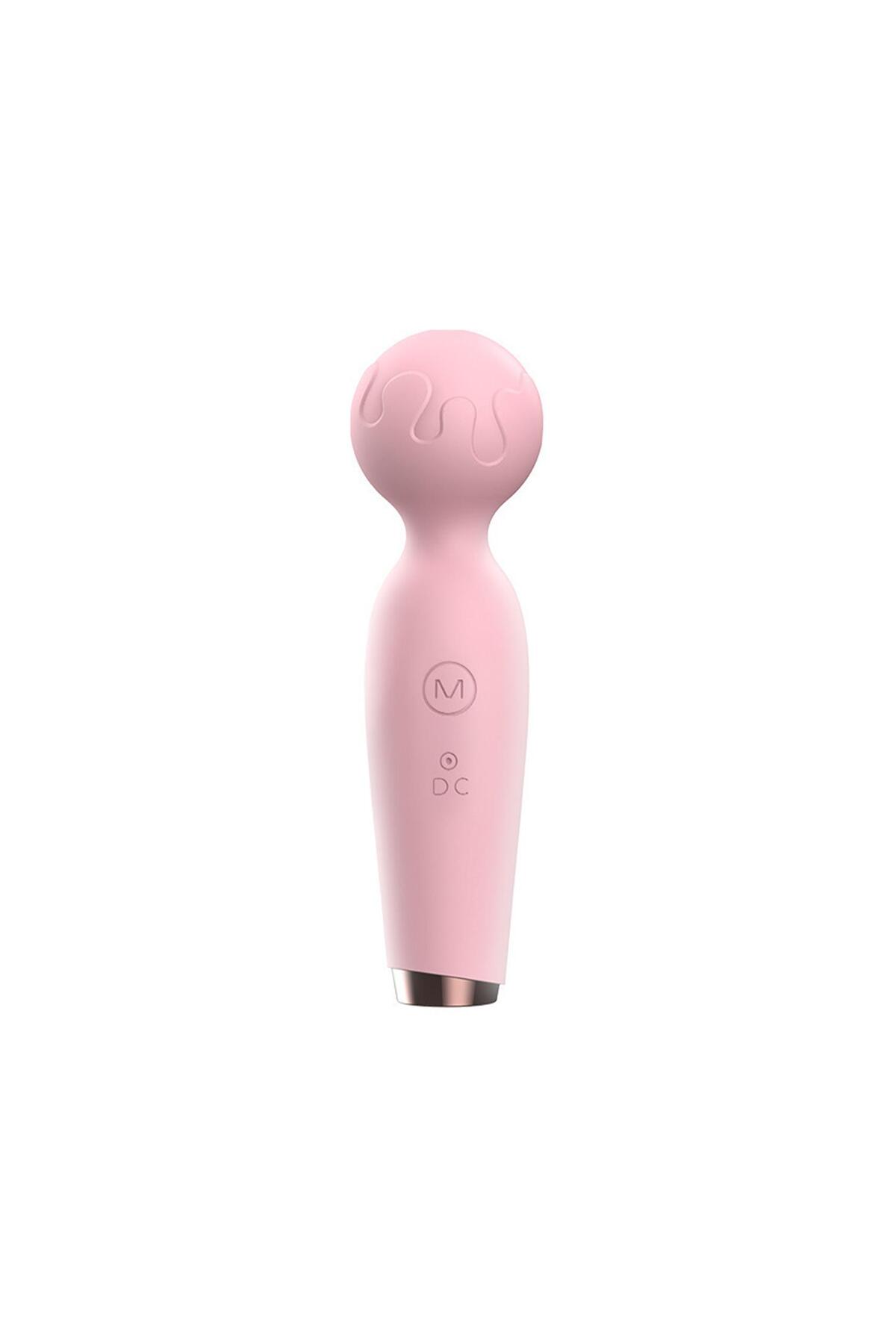 Modern Wand Mikrofon Vibratör Pembe